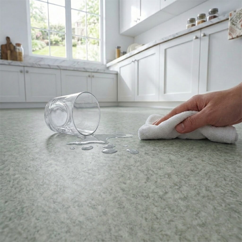 Piso Vinilico Alto Transito Rollo Resistente al Agua