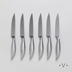 SET X 6 CUCHILLOS PARA CARNE 23 CM