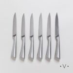 SET X 6 CUCHILLOS PARA CARNE 24 CM