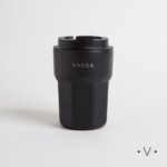 VASO TÉRMICO DE ACERO INOXIDABLE NEGRO 350ML
