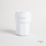 VASO TÉRMICO DE ACERO INOXIDABLE BLANCO 350ML
