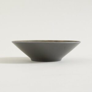 BOWL DE FIBRA DE BAMBOO SUMATRA SIMIL MADERA EXTERIOR GRIS 22 CM - Bazar