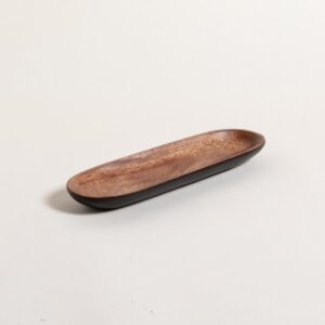BANDEJA ACACIA MANILA BLACK 30X9 CM - Bazar