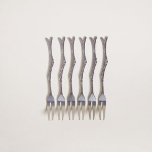 SET X 6 TENEDORES PINCER 12,5 CM - Bazar