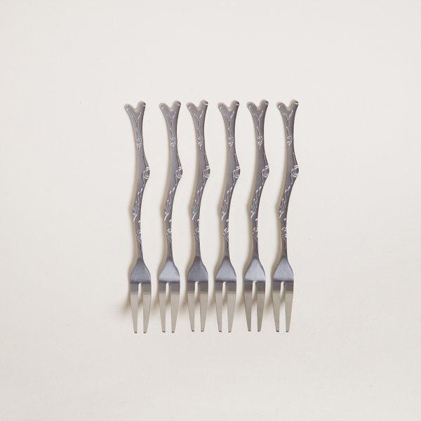 SET X 6 TENEDORES PINCER 12,5 CM