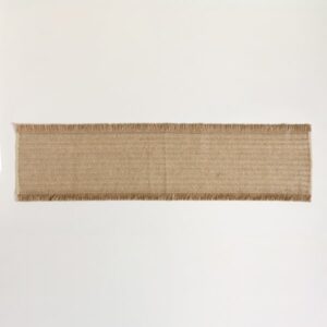 CAMINO TEJIDO YUTE Y NATURAL 30X120 CM - Bazar