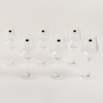 SET X 6 COPAS DE CRISTAL DE BOHEMIA COLUMBA OPTIC 850 ML