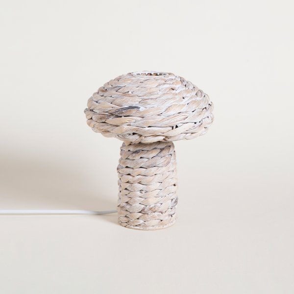 LAMPARA DE MESA MOOREA WHITE 24X21 CM