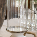 Fanal decorativo con pedestal
