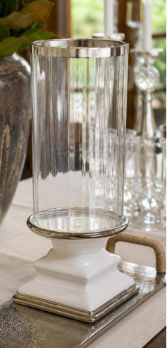 Fanal decorativo con pedestal - Deco