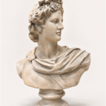 Busto decorativo de estilo clásico