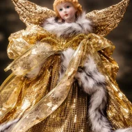 Ángel Artesanal 40 cm - Oro
