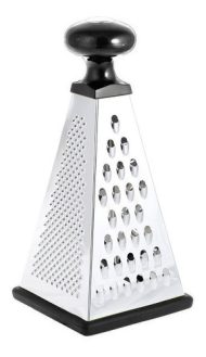 Rallador acero INOX 4 caras cocina mediano M²