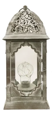 Farol porta vela fanal metálico M3